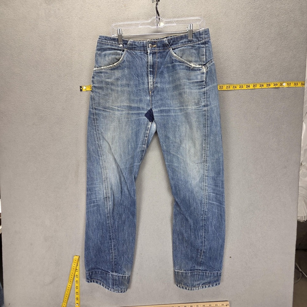 Vintage Levis Engineered Jeans Mens Blue Twisted One Pocket Zip Fly Fits 32x30